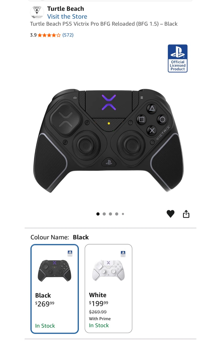 Victrix Pro BFG Wireless Controller for PS5 and PS4