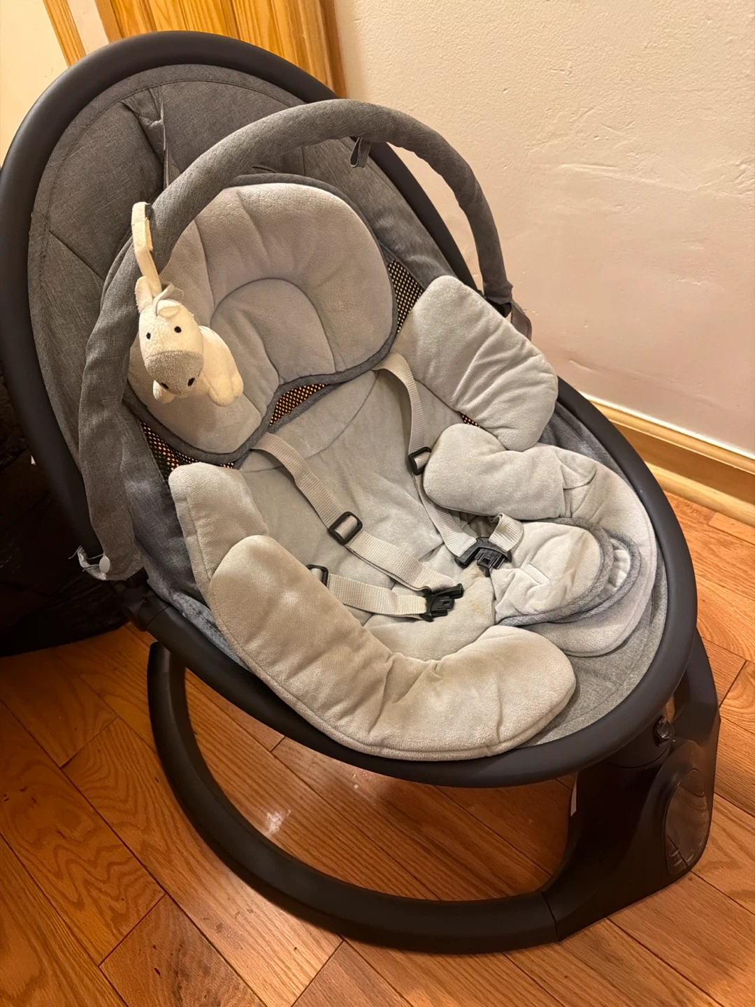 BabyBond Bluetooth Baby Swing – Gray