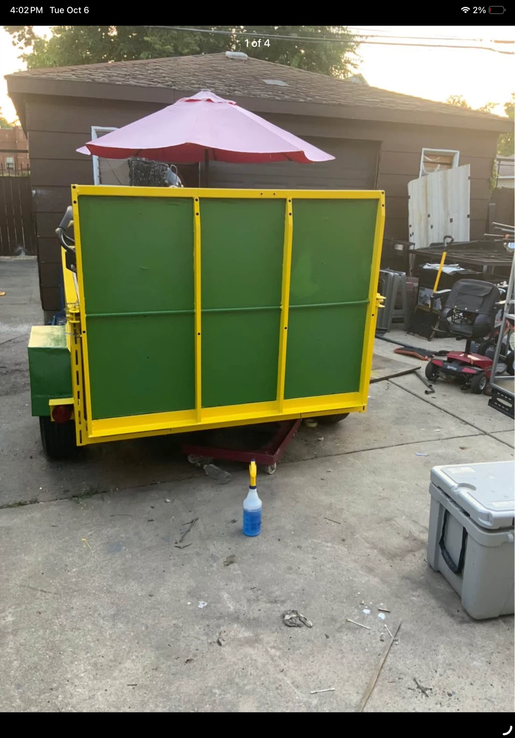 5x8 trailer  Comes with Bill of sale