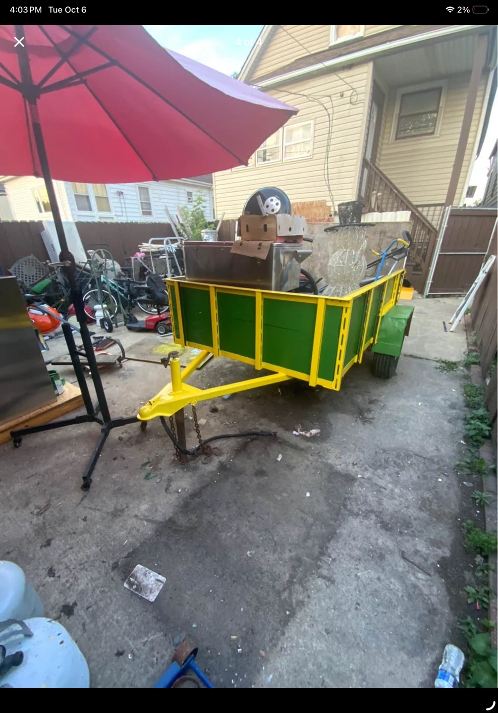 5x8 trailer  Comes with Bill of sale - photo 4