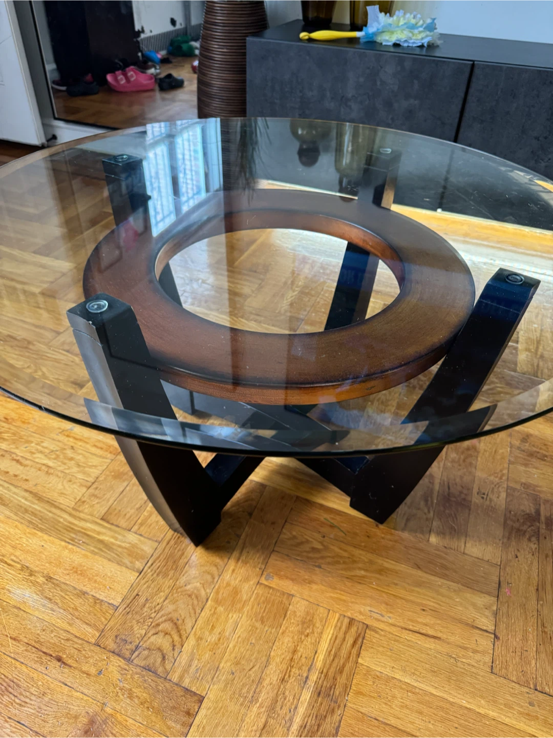 Round Glass Coffee Table