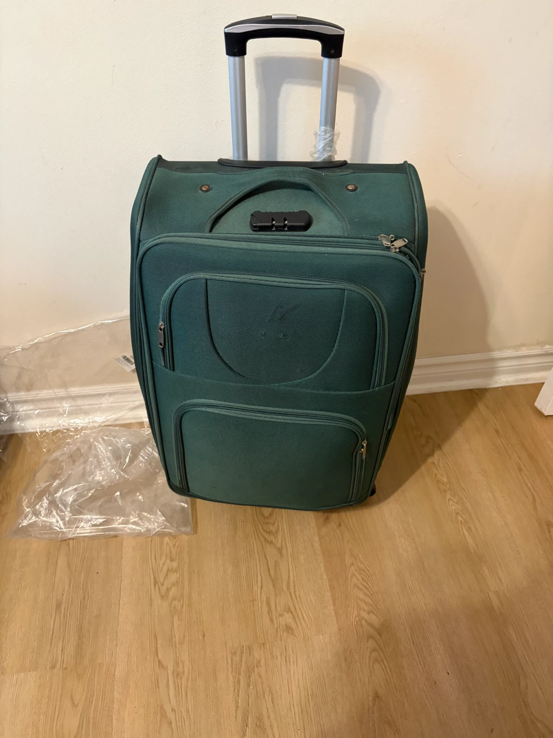 Green Rolling Luggage