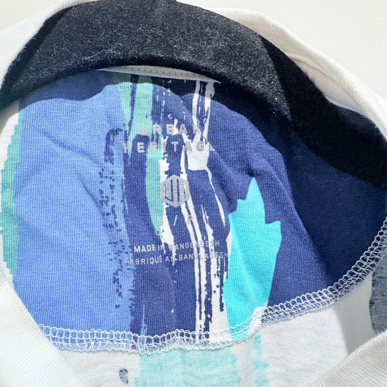 Urban Heritage blue abstract print t-shirt - photo 2