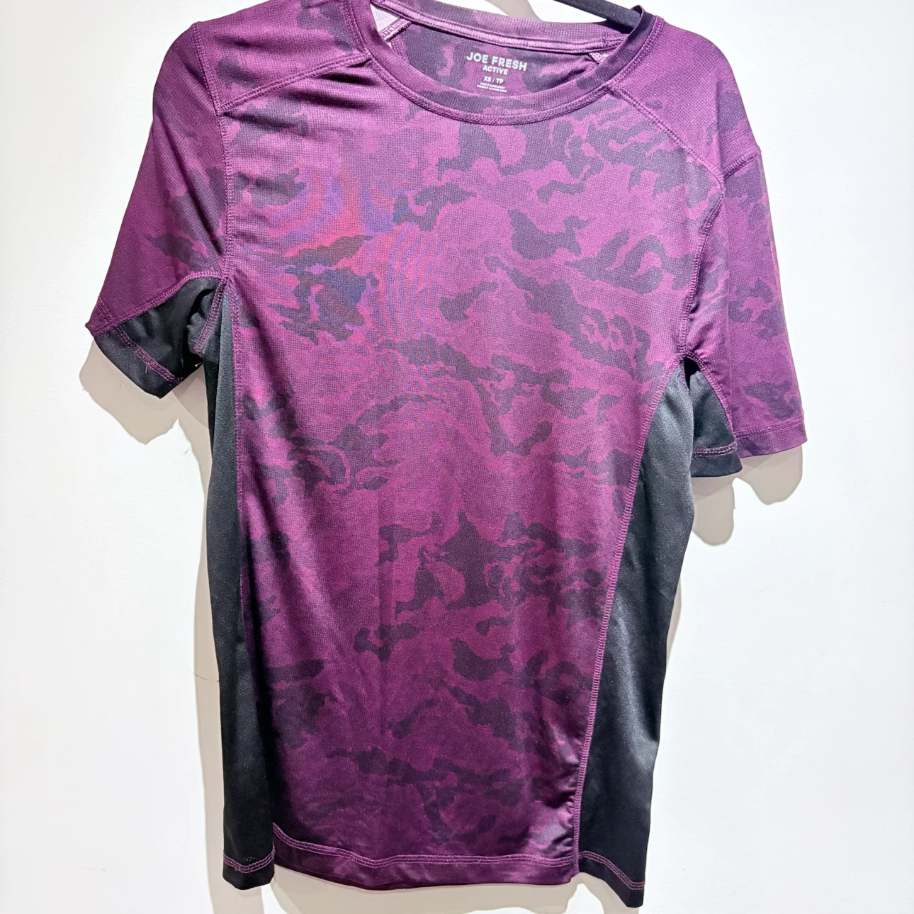 Joe Fresh Active Purple Camo T-Shirt