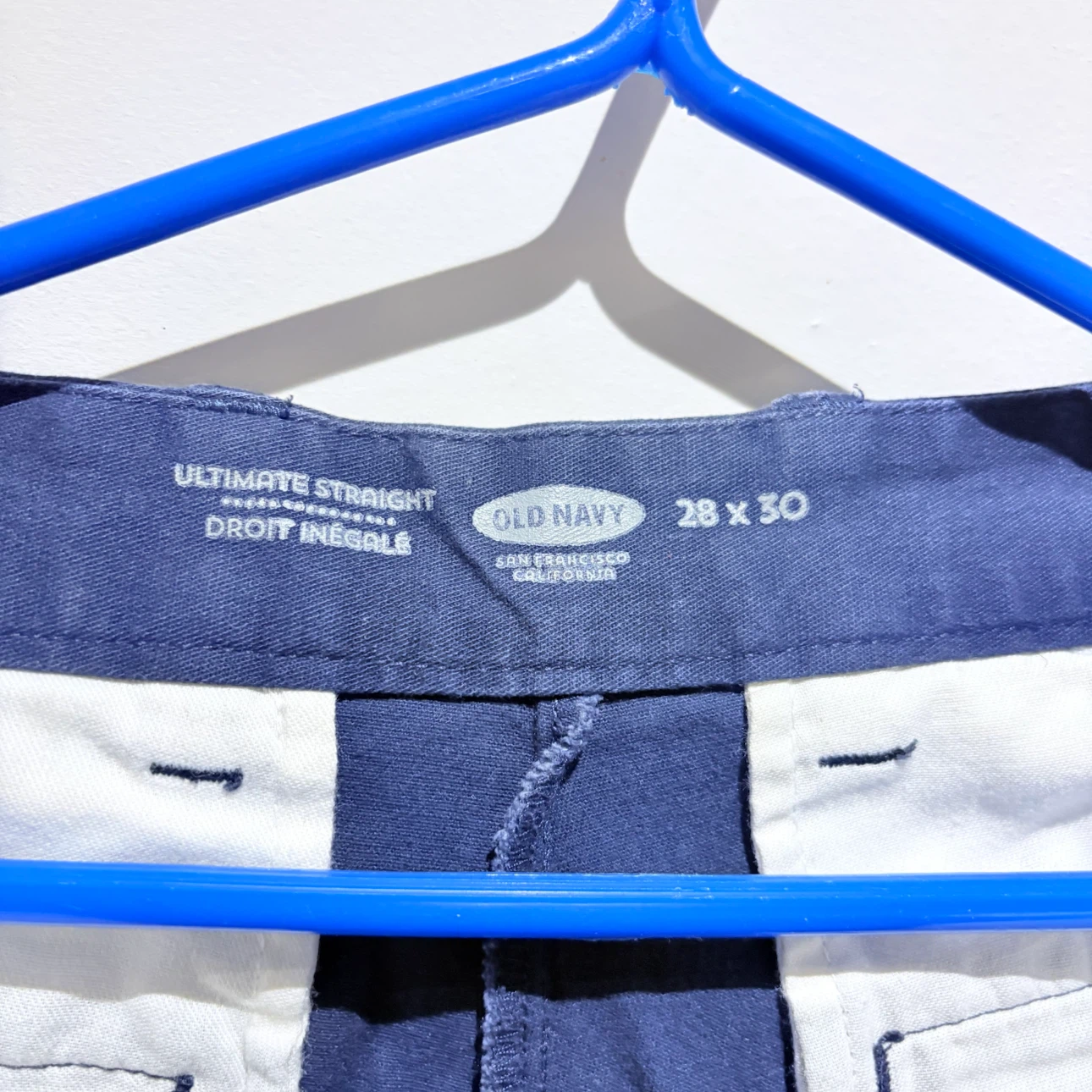 Old Navy Ultimate Straight Pants Blue 28x30 - photo 2