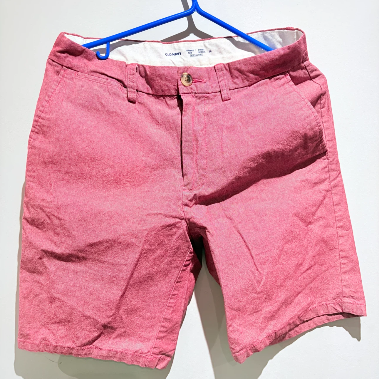 Old Navy Ultimate Slim Shorts Red