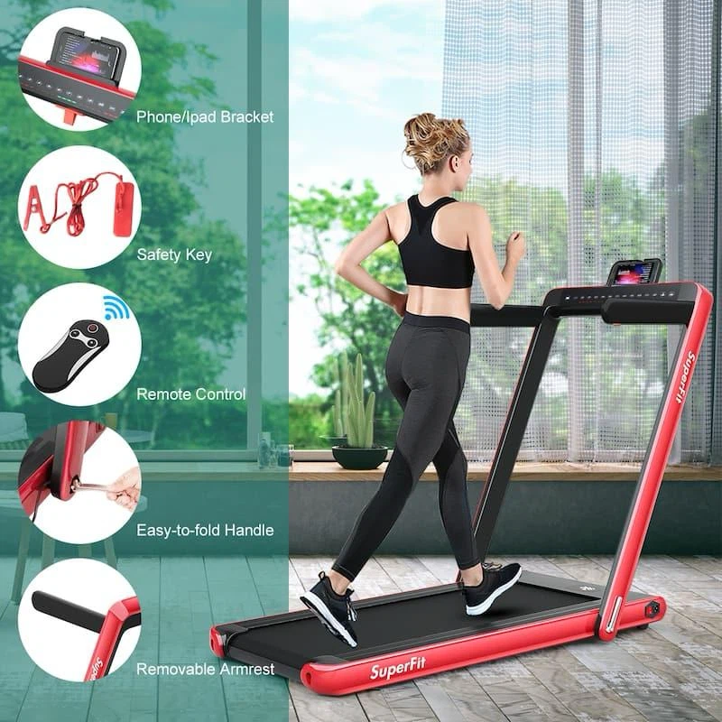 Superfit Folding Treadmill – Brand New – Red - photo 3