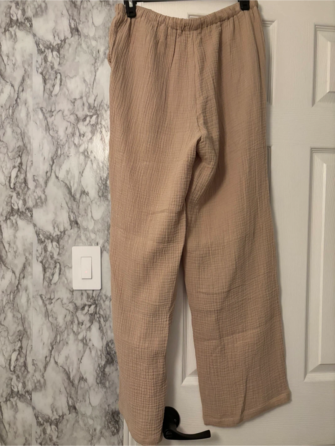 Stella Tweed Tan Gauze Pants - photo 2