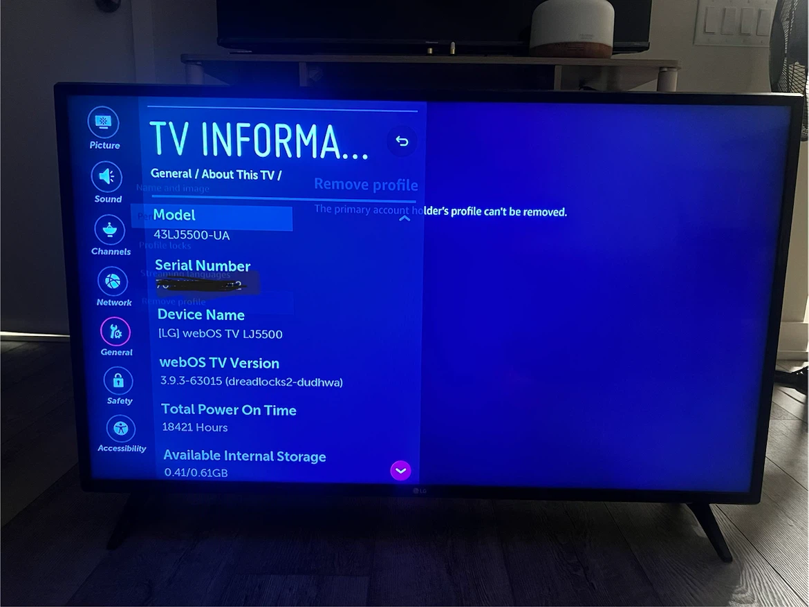 LG 43-inch LED Smart TV for sale - photo 2