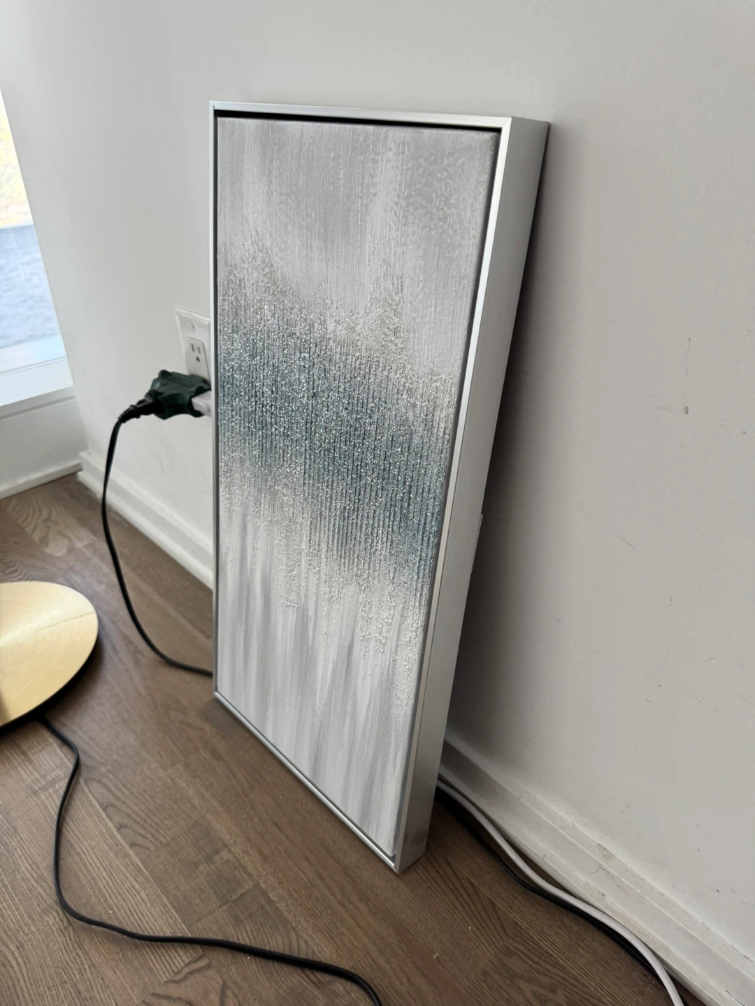 Italian Silver Blue. abstract wall art - photo 2