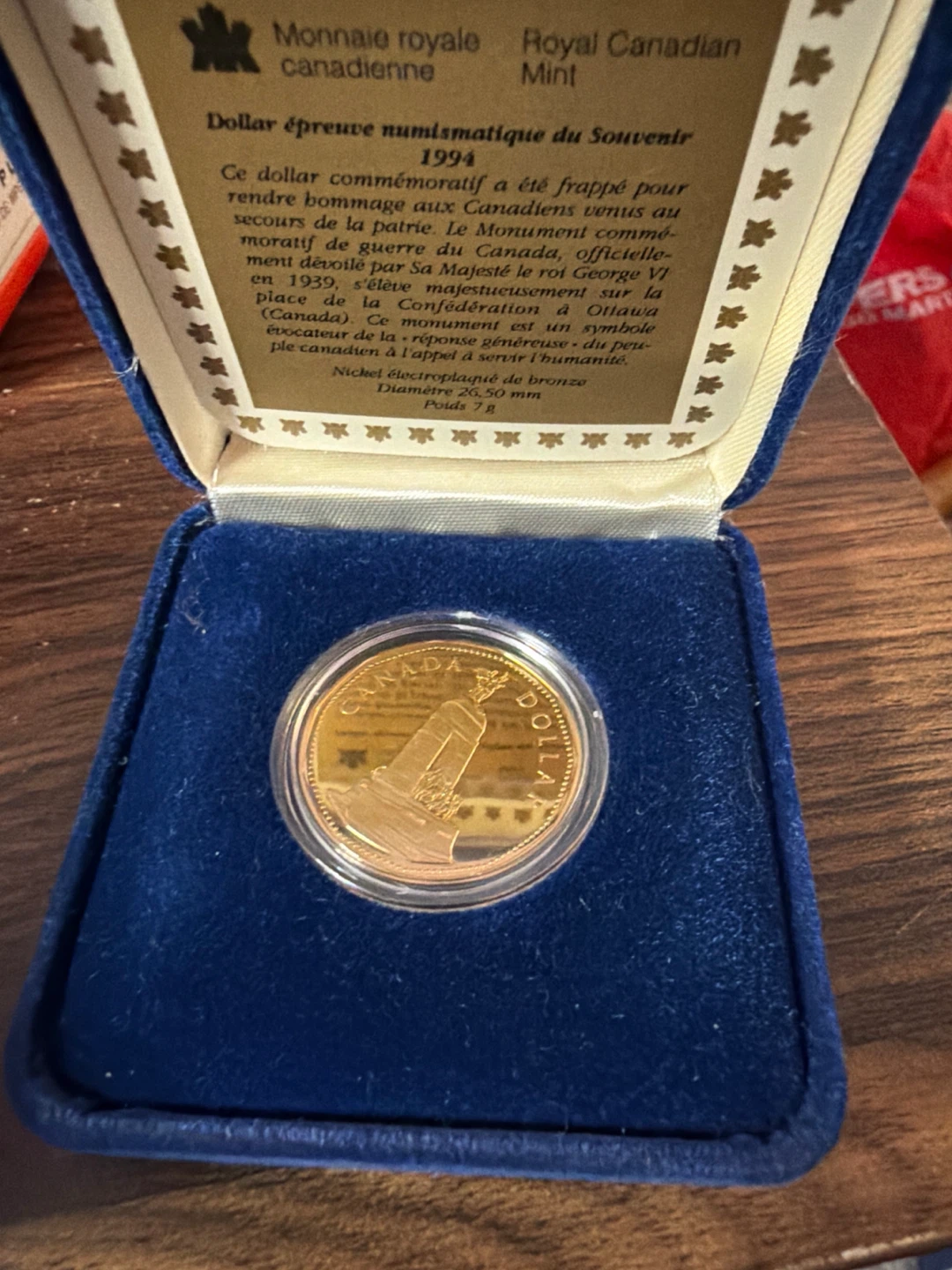 1994 Royal Canadian Mint Commemorative Dollar
