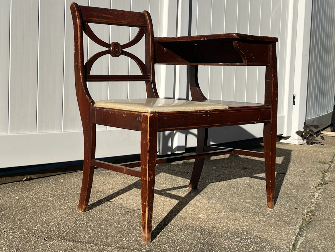 Midcentury Telephone Chair / Gossip Bench - photo 2
