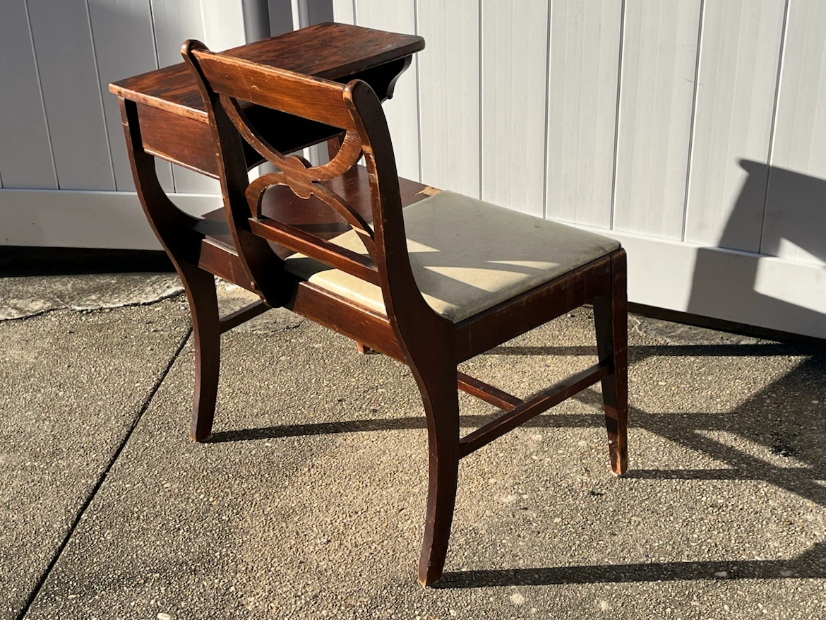 Midcentury Telephone Chair / Gossip Bench - photo 4