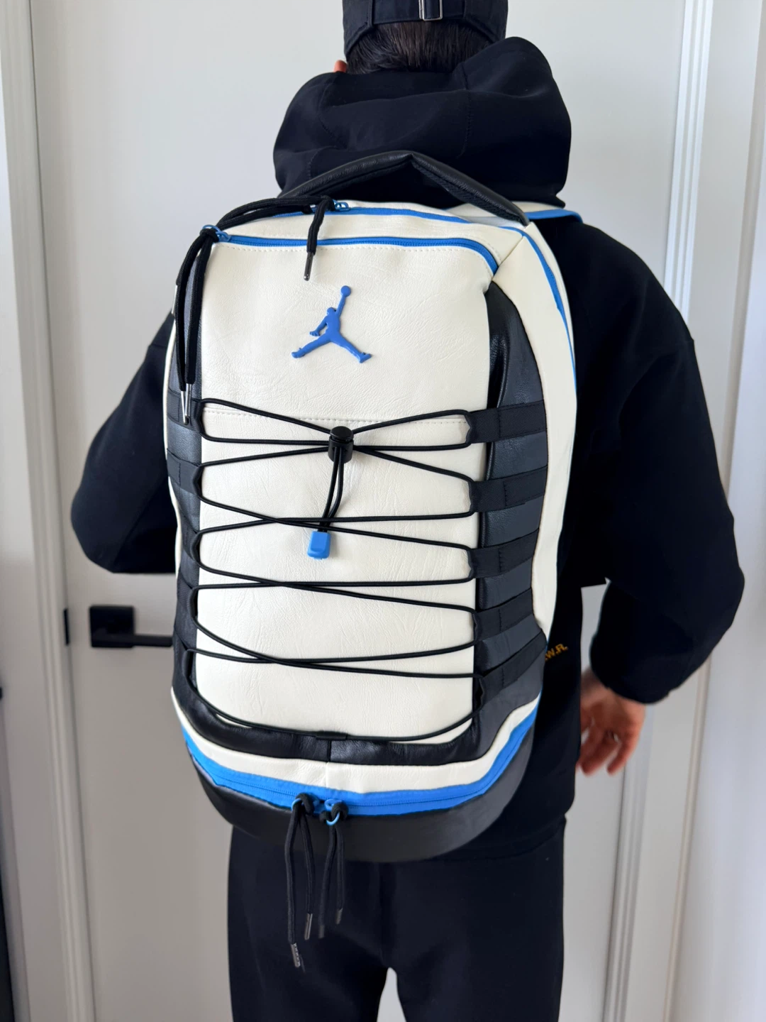 Air Jordan Backpack White/Black/Blue