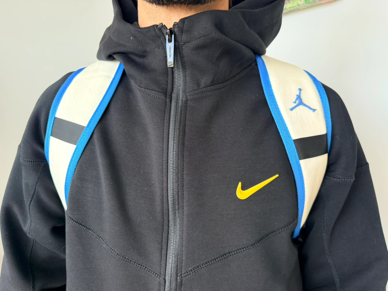 Air Jordan Backpack White/Black/Blue - photo 4