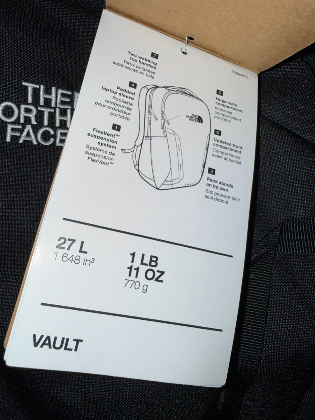 The North Face Vault 27 Daypack - Unisex - photo 5