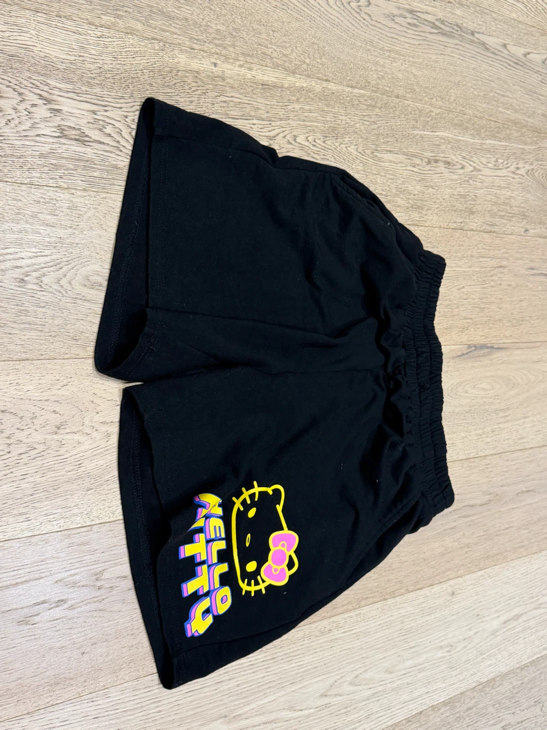 SHEIN x Hello Kitty Black Shorts