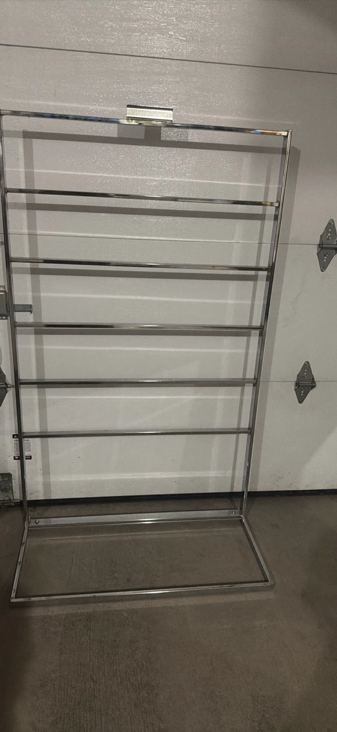 Chrome metal Display Rack