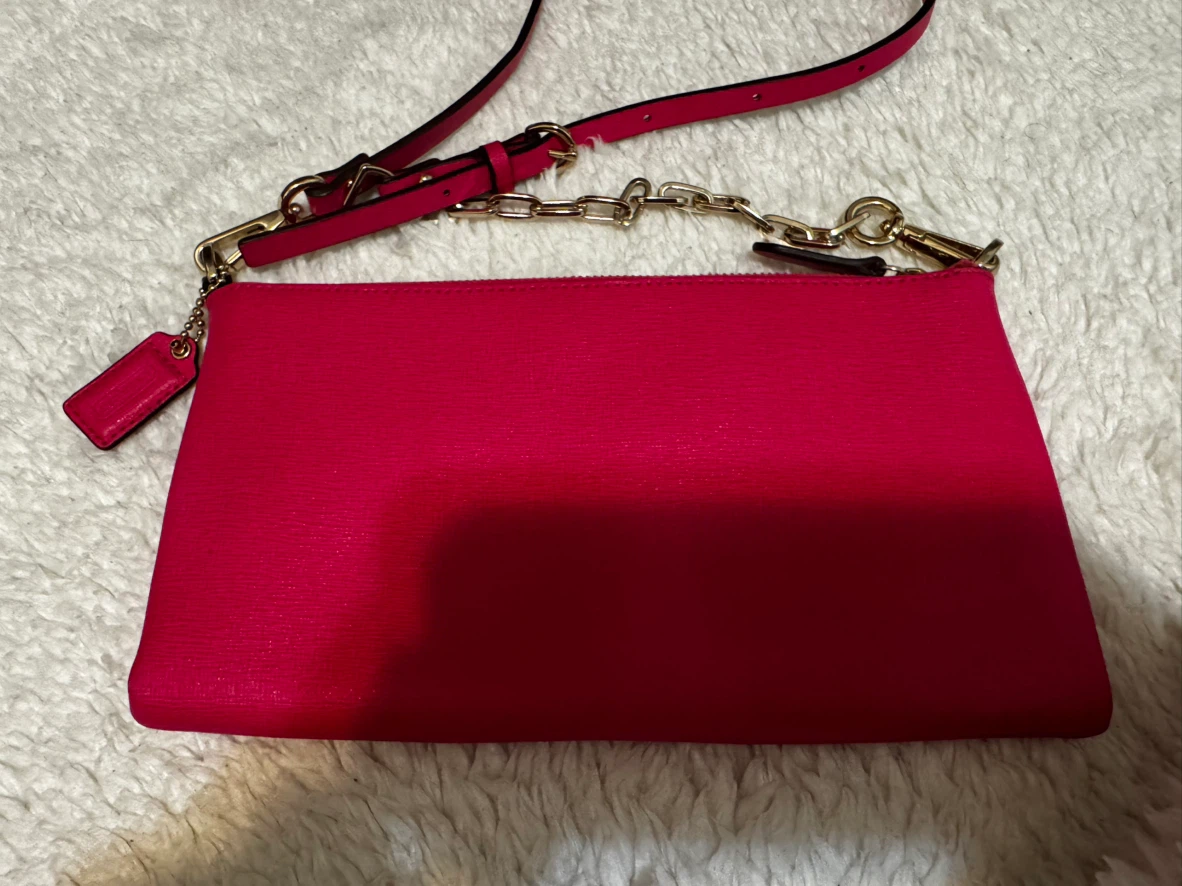 Coach Hot Pink Crossbody Clutch - photo 2
