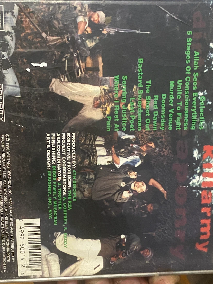 WUTANG Killarmy Dirty Weaponry Audio CD - photo 5
