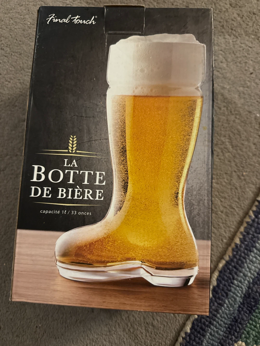 Final Touch Das Beer Boot Glass