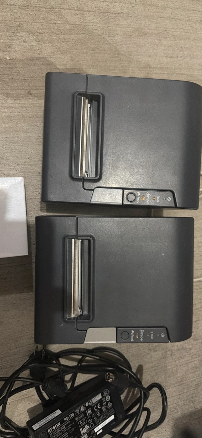 Two Epson POS Receipt Printers - photo 2