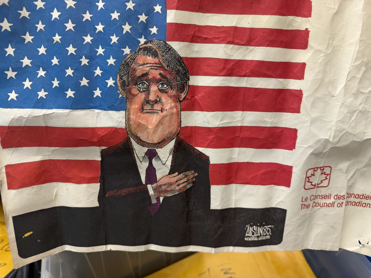 Aislin 1985 Political Cartoon Print