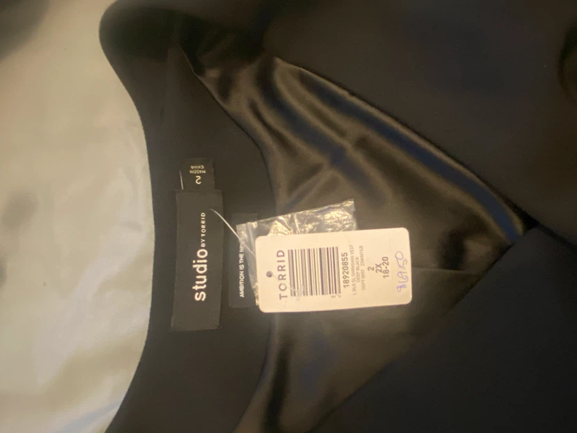 Studio by Torrid Sleeveless Vest Black 2X - photo 2