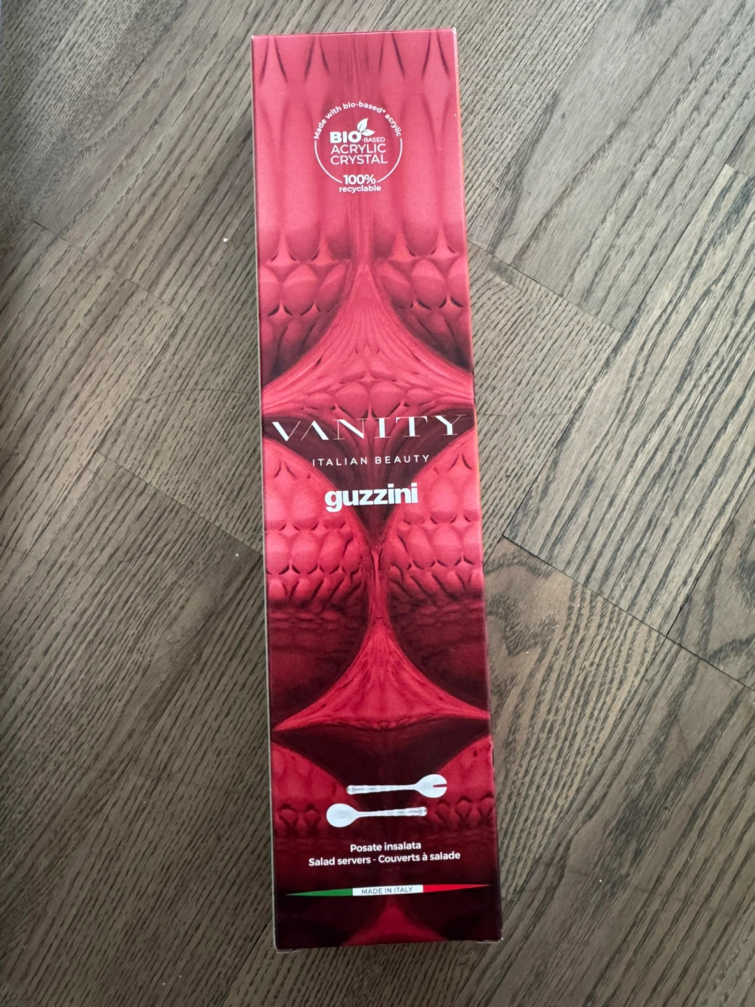 Brand new Guzzini Vanity Italian Beauty Salad Servers