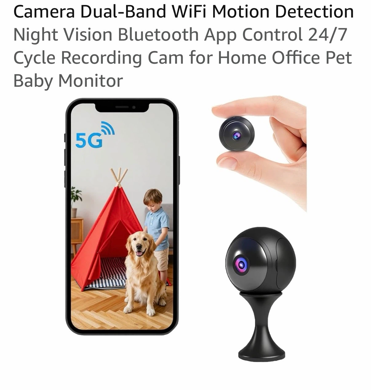 Aobocam AB-E1 4K AI Mini Camera