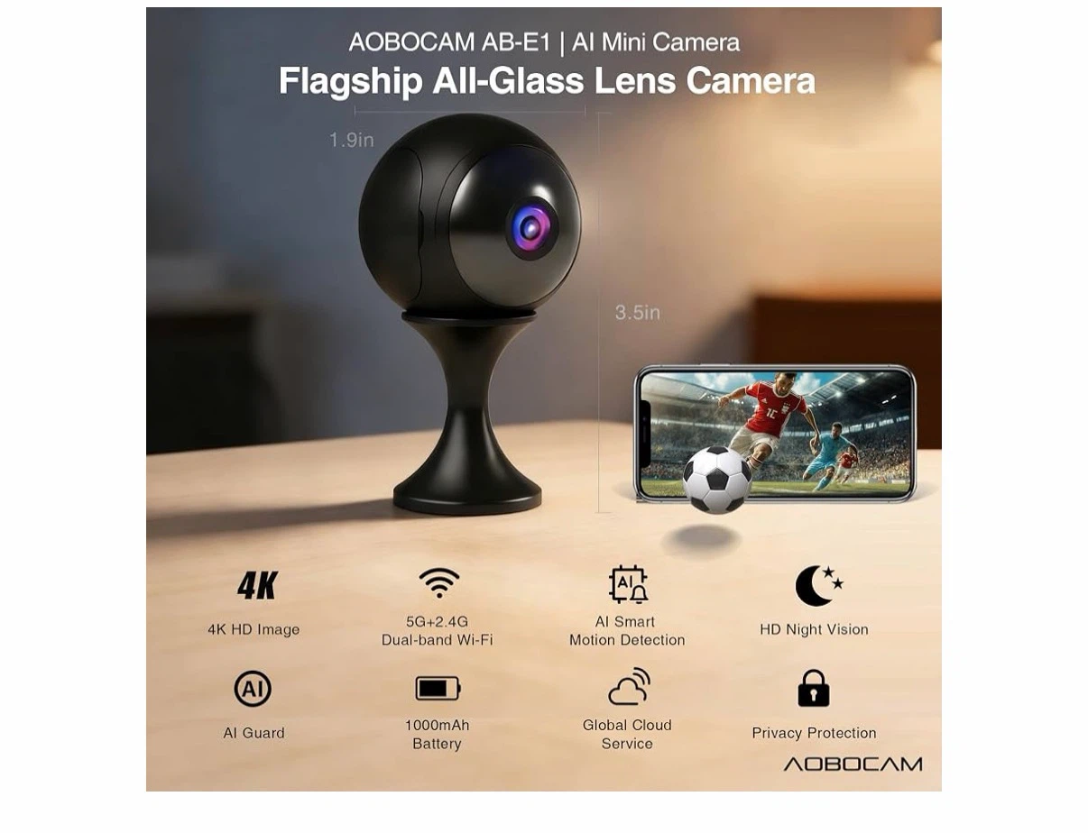 Aobocam AB-E1 4K AI Mini Camera - photo 2
