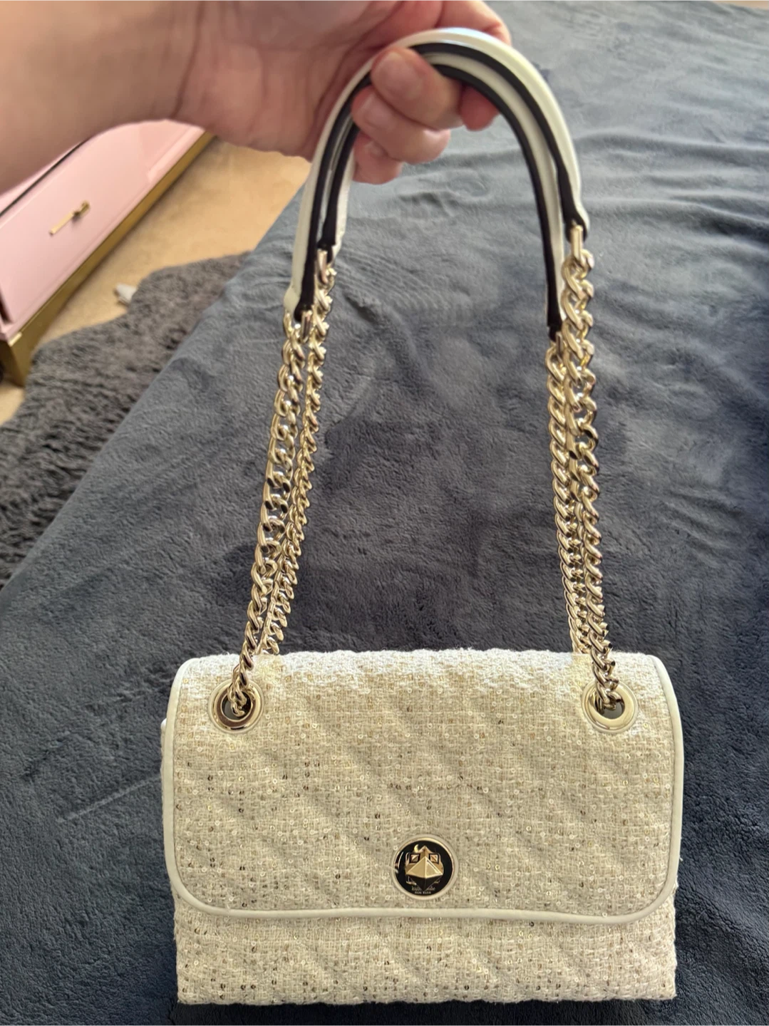 Kate Spade Tweed Shoulder Bag