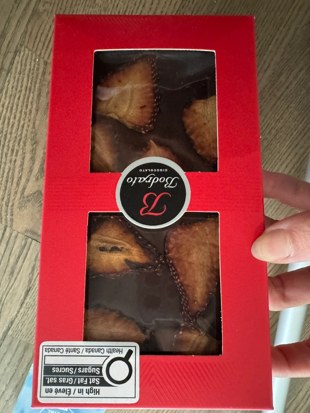 Bodrato Dark Chocolate with Strawberries