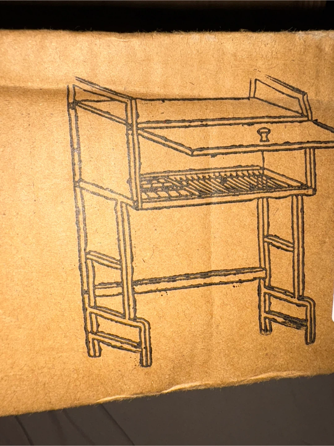 Black Sink Shelving Unit - photo 4