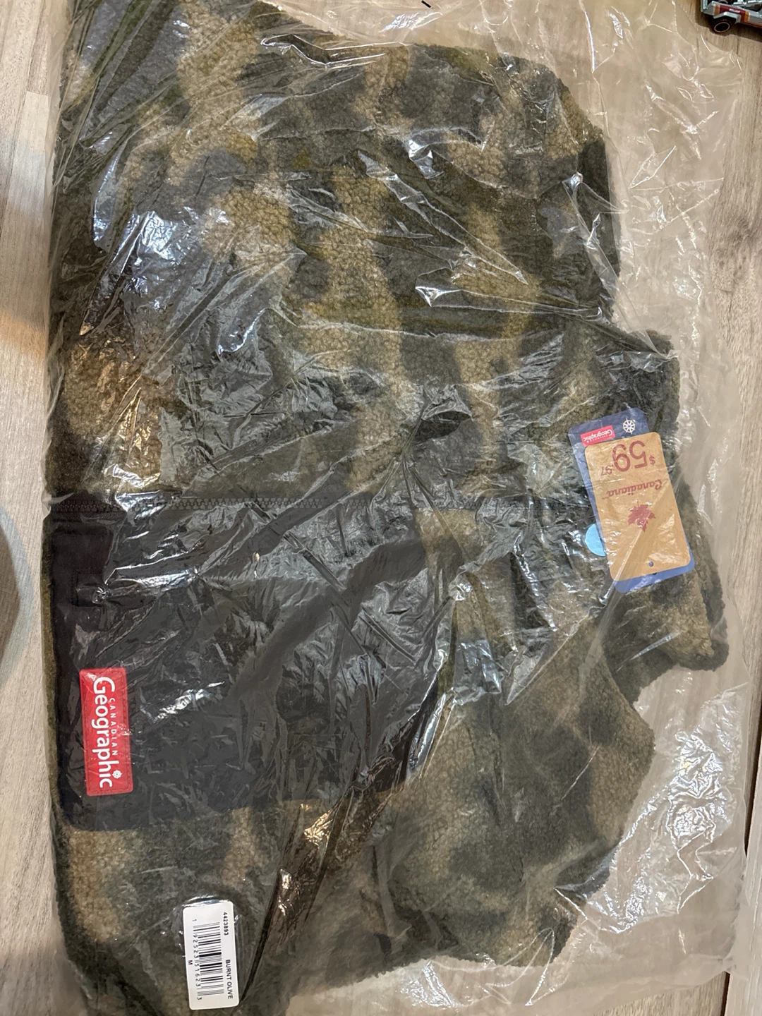 Canadiana x Canadian Geographic Fleece Jacket - Burnt Olive - photo 2