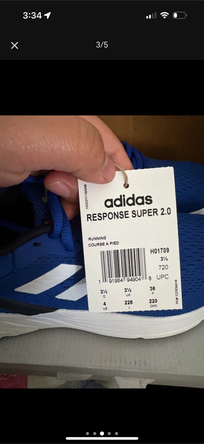 Adidas Response Super 2.0 Running Shoes - Blue - photo 2