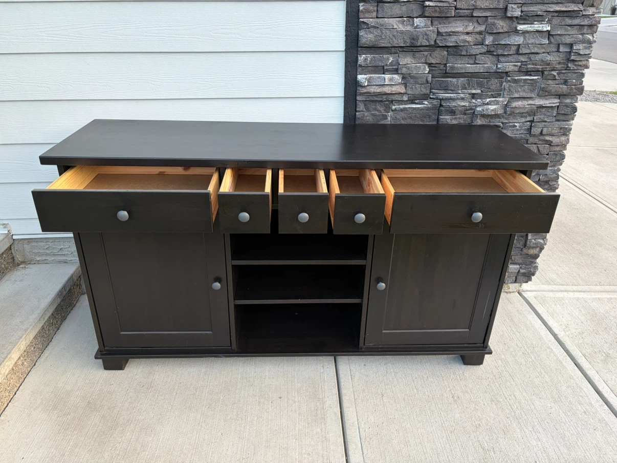 IKEA HEMNES wooden sideboard storage - photo 2