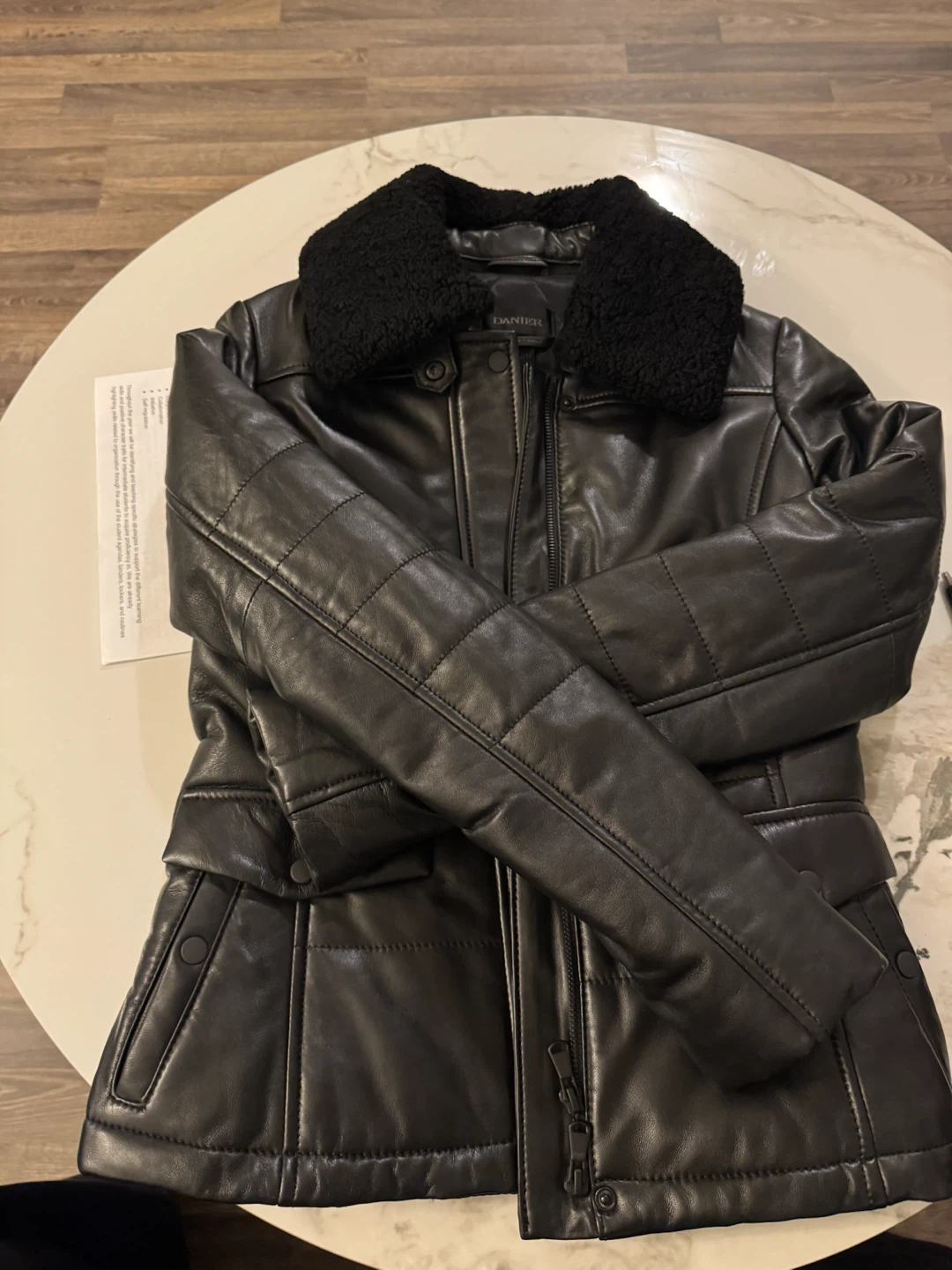 Danier Darcy Leather Jacket - Black - photo 2