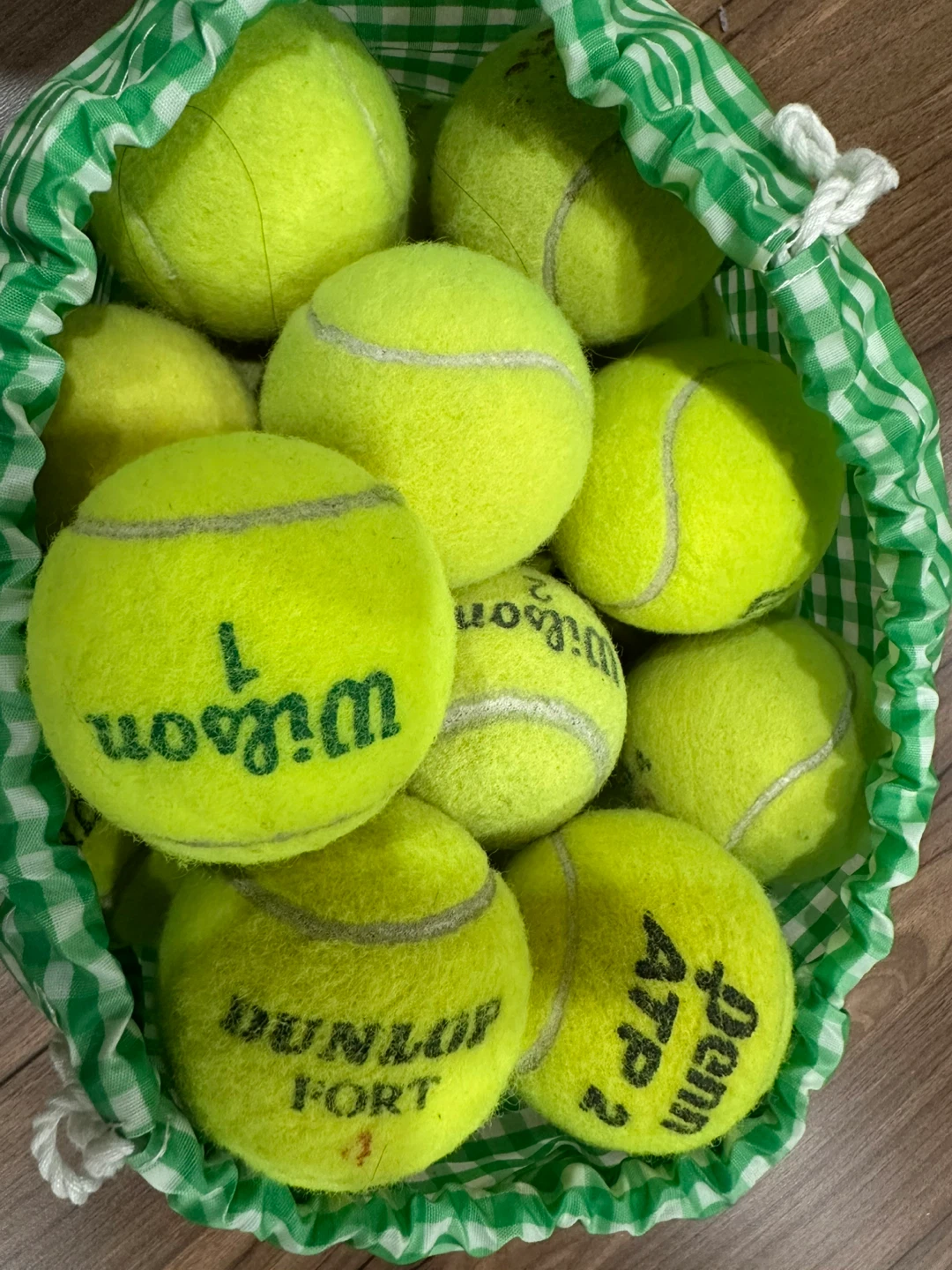 Assorted Tennis Balls