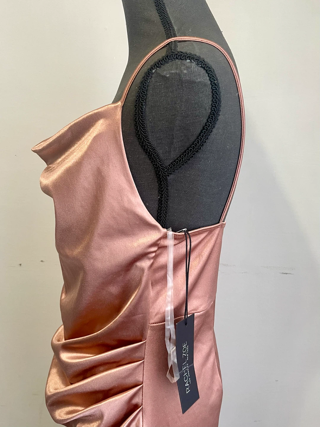 Rachel Zoe Rose-Gold/Champagne Rose Midi Dress Medium - photo 3