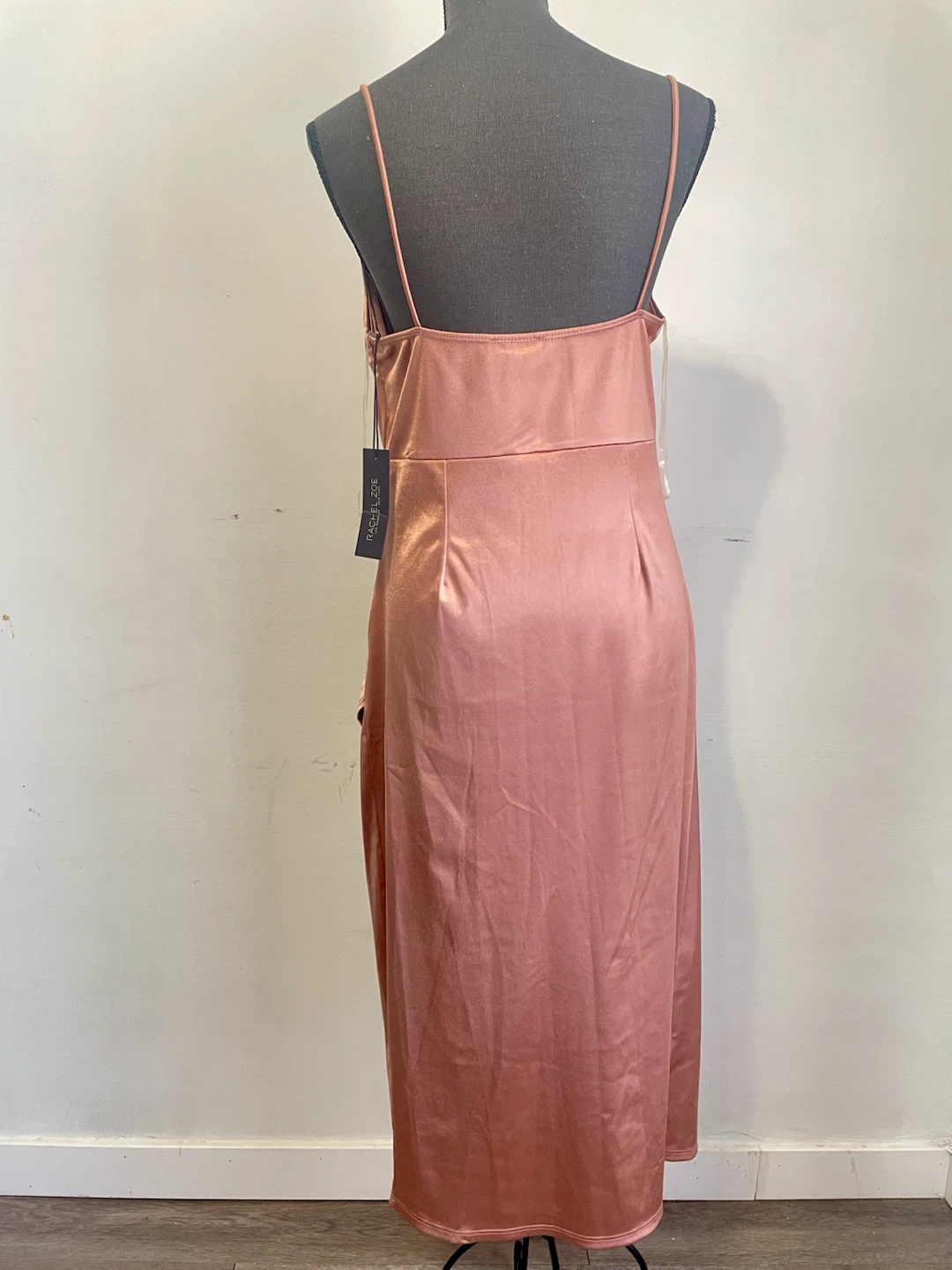 Rachel Zoe Rose-Gold/Champagne Rose Midi Dress Medium - photo 4