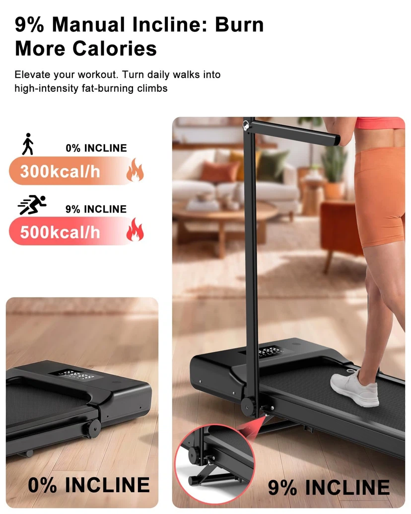 Superun Walking Pad with Incline and Handle Bar - photo 4