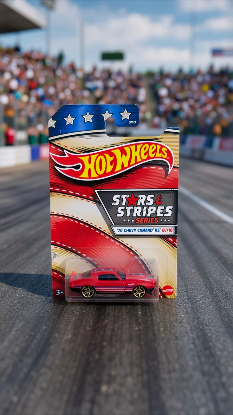 Hot Wheels Stars & Stripes 70 Chevy Camaro RS set - photo 2