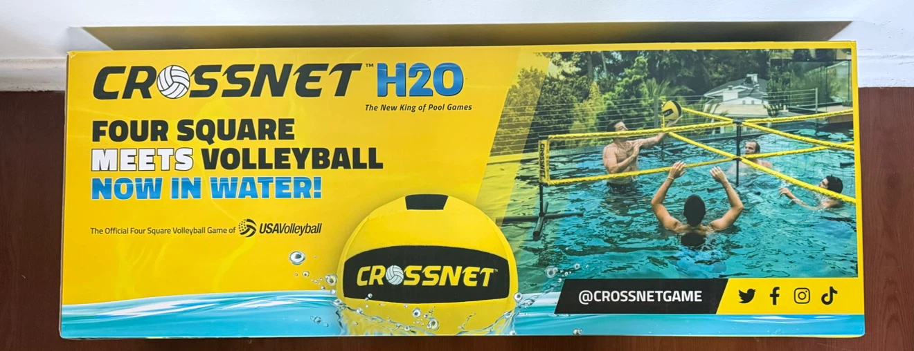CROSSNET H2O Pool Volleyball Game