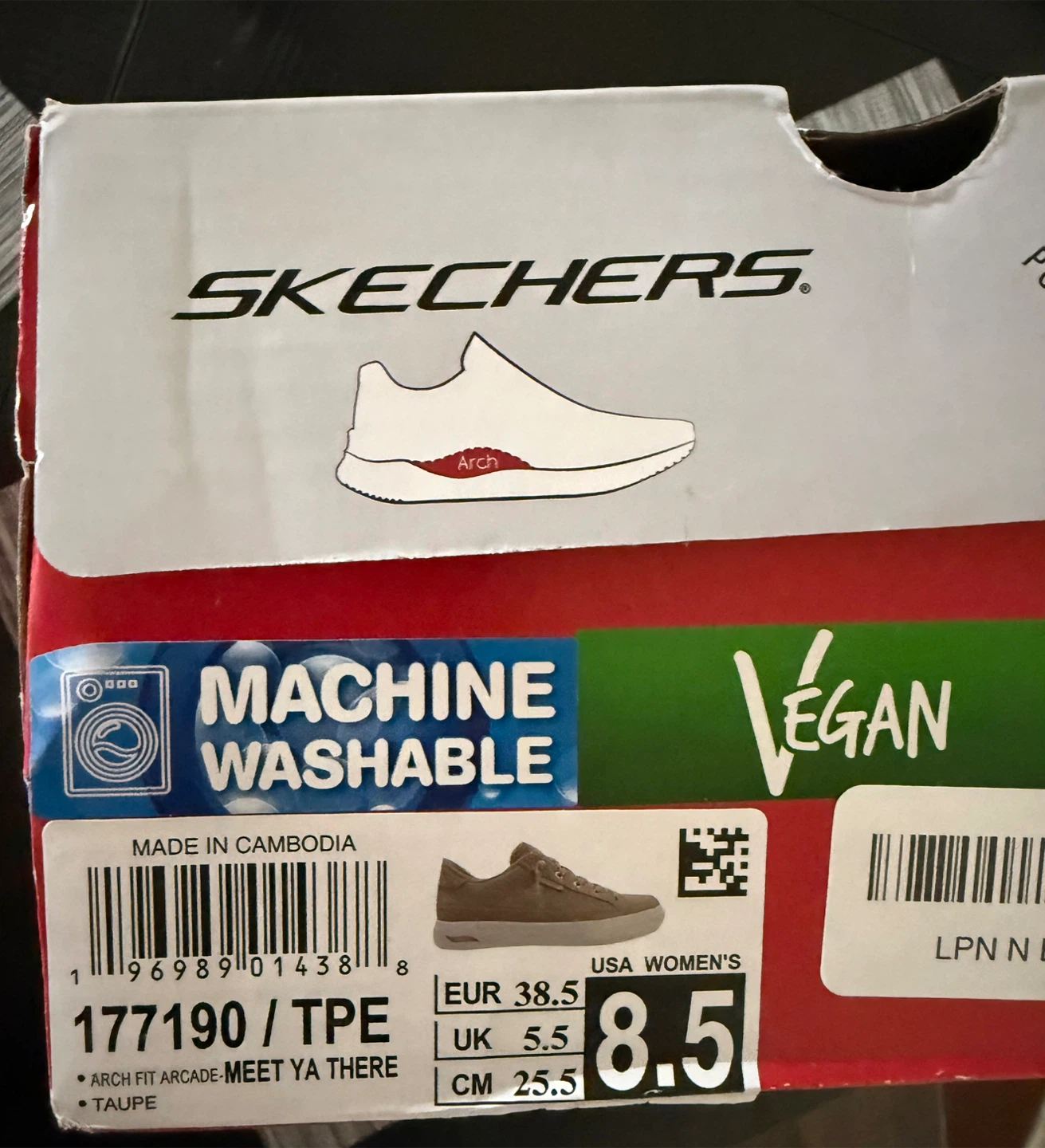 Skechers Arch Fit Arcade-Meet Ya There Shoes - Taupe - photo 2