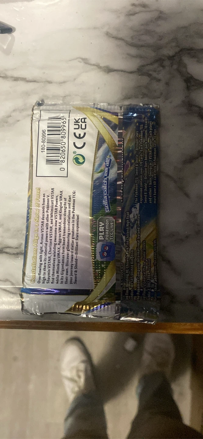 Pokemon Sword & Shield Brilliant Stars Booster Pack - photo 3