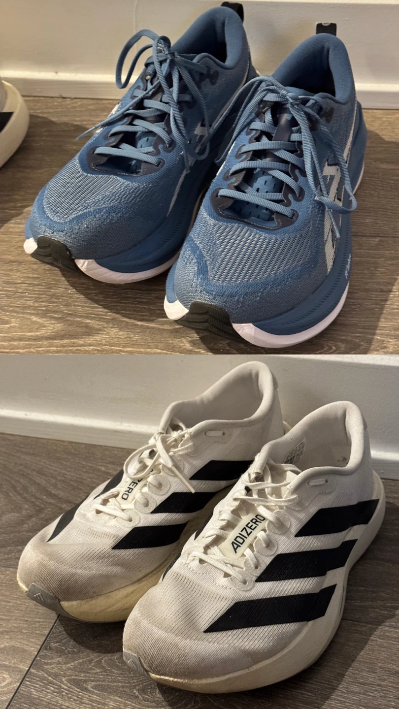 Adidas EVO SL US 8 + ASICS Superblast 2 US 8.5 | Running Shoes - photo 2