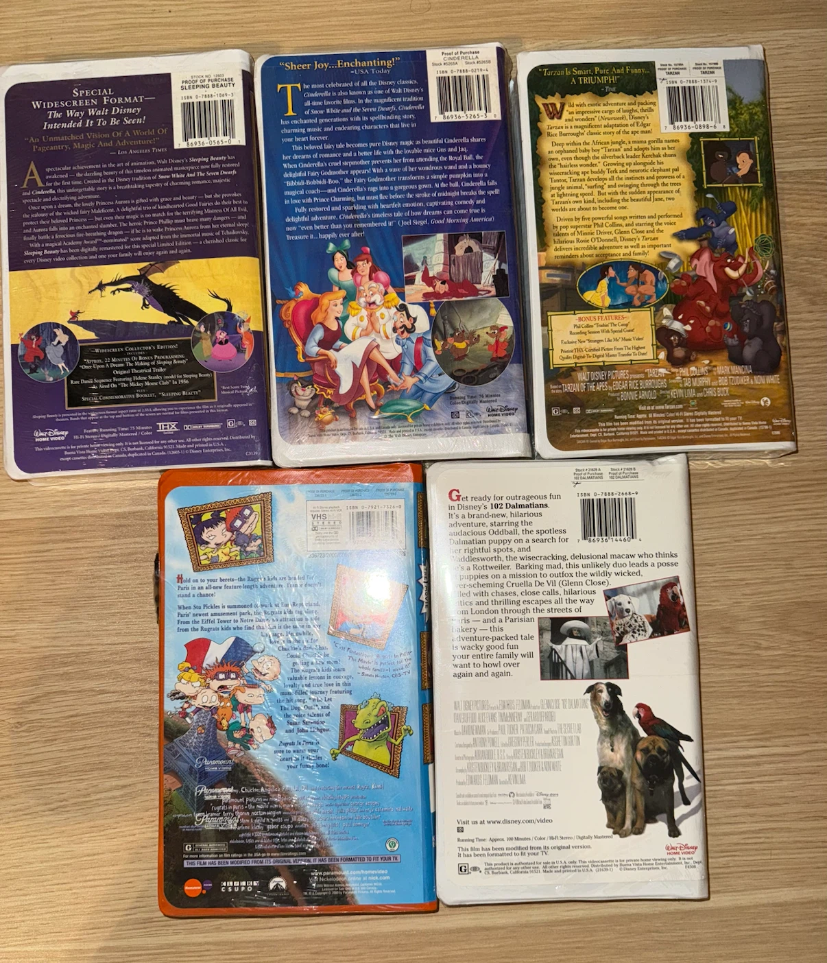 Set of 5 Sealed Classic Children's VHS Tapes - photo 2
