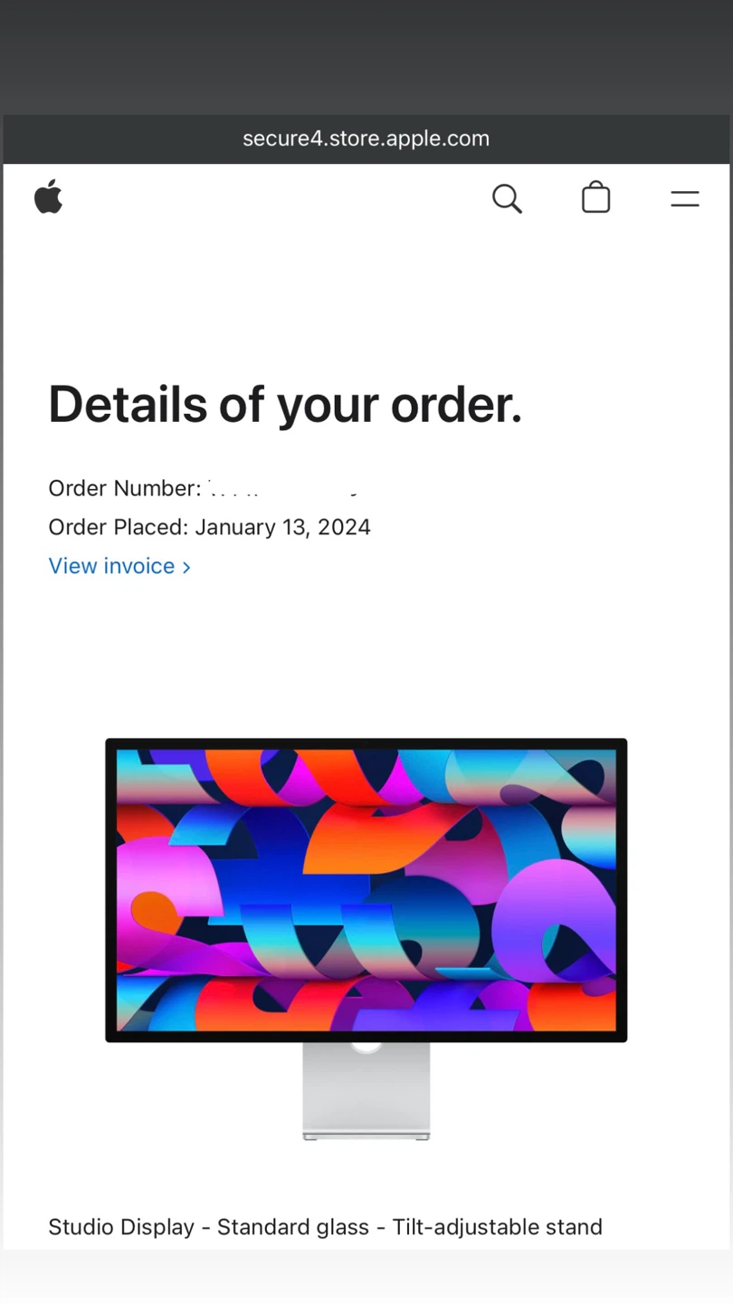 Apple Studio Display 27-inch 5K & Airpods Max 1st Gen