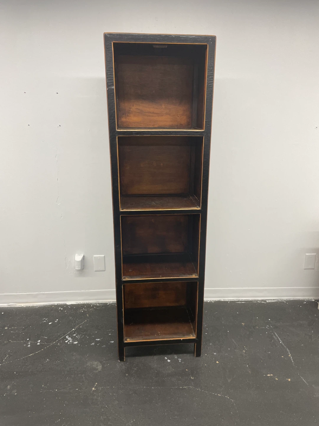 Black and Brown Wood Bookshelf - photo 2